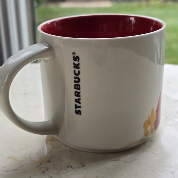 STARBUCKS Las Vegas Nevada 14oz Coffee Mug Cup You Are Here Series Red - Picture 6 of 11